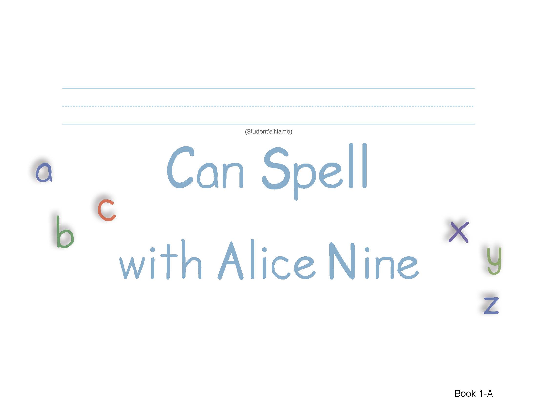 "Can Spell" Student Notebook, Grade 1 - Click Image to Close