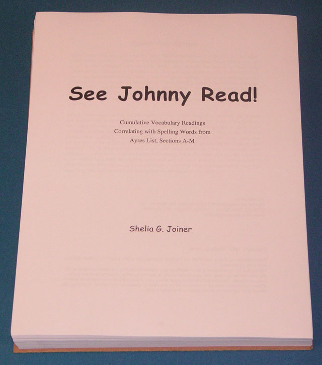 SEE JOHNNY READ, Shelia Joiner