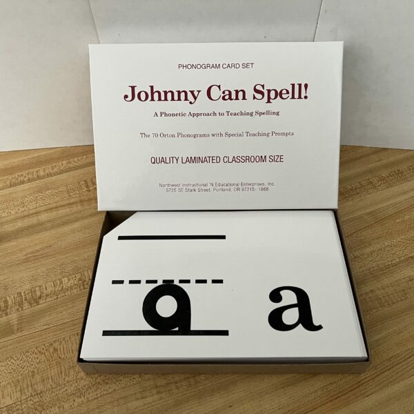 Johnny Can Spell Phonogram Card Set
