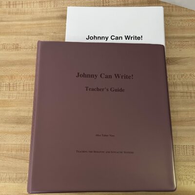 Johnny Can Write Teacher's Guide