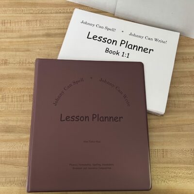 Johnny Can Spell & Write Lesson Planner, Book 1:1