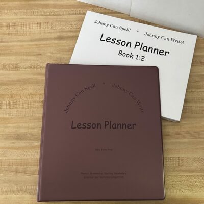 Johnny Can Spell & Write Lesson Planner, Book 1:2