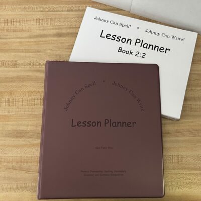 Johnny Can Spell & Write Lesson Planner, Book 2:2