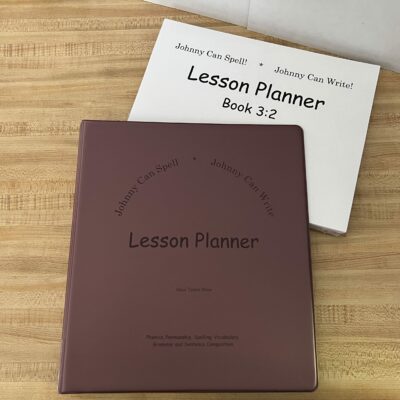 Johnny Can Spell & Write Lesson Planner, Book 3:2