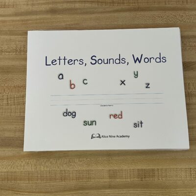 Letters, Sounds, Words Student Work Text