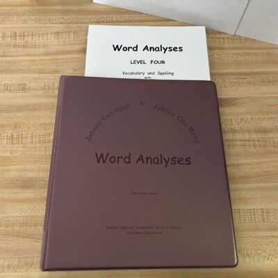 Word Analyses, Book Four