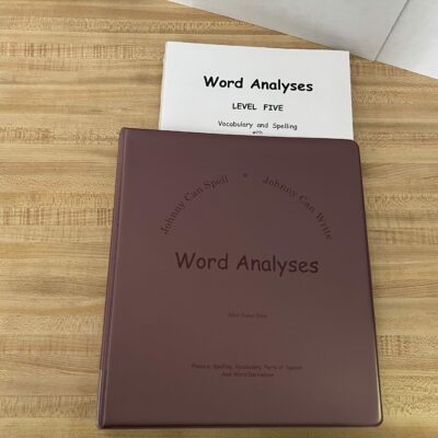 Word Analyses, Book Five