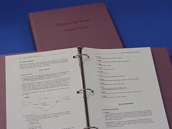 Johnny Can Write Teacher's Guide - Image 2